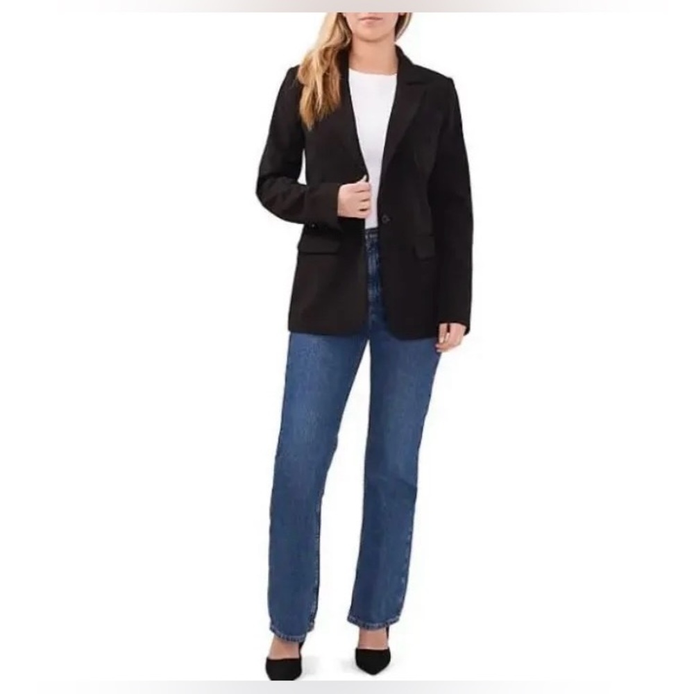 Vince Camuto Office Business Two-Button Blazer Women's , Size X-Small,Black
